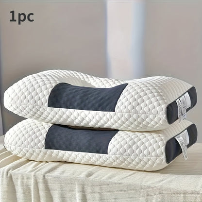 1pc Cervical Bed Pillow Helps Sleep Protection, Neck Protection Support Pillow For Side Back Sleeper, Christmas present