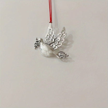 1pc Christmas Tree Ornament Alloy Metal Animal Life Tree Snowflake Ornament Pendant Home Decoration