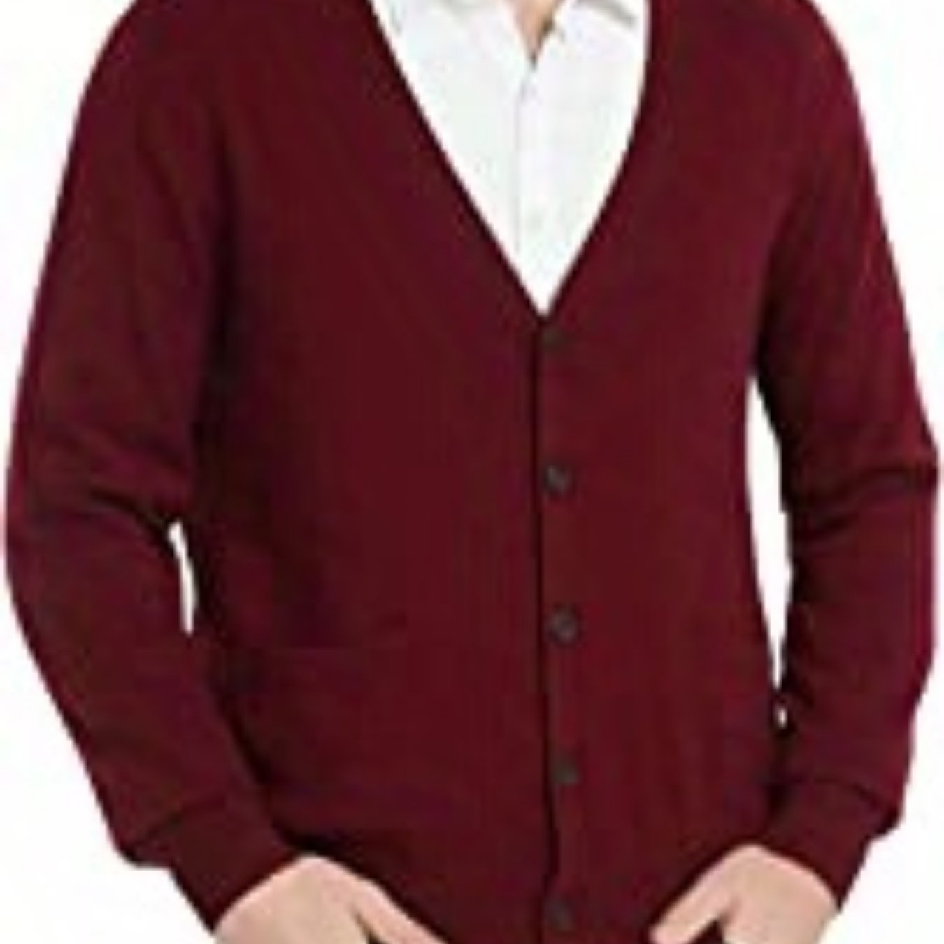 Men's Work V-neck Long Sleeves Button Cardigan Sweaters