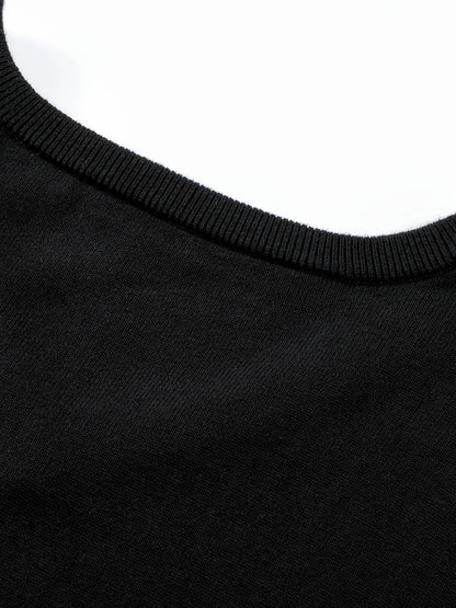 Men's V-neck Rib-Knit Pullovers Christmas Gifts