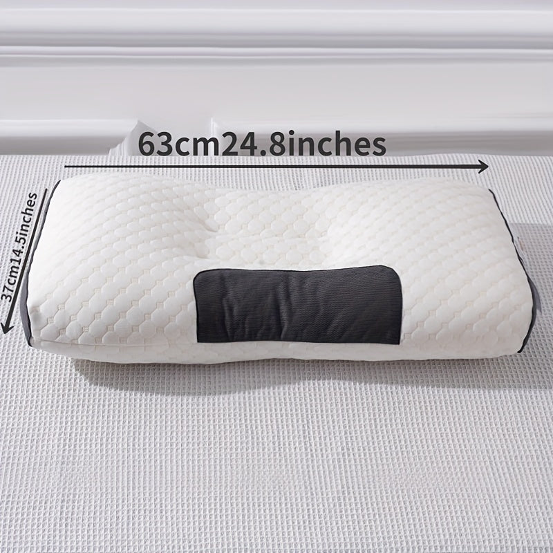 1pc Cervical Bed Pillow Helps Sleep Protection, Neck Protection Support Pillow For Side Back Sleeper, Christmas present