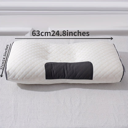 1pc Cervical Bed Pillow Helps Sleep Protection, Neck Protection Support Pillow For Side Back Sleeper, Christmas present