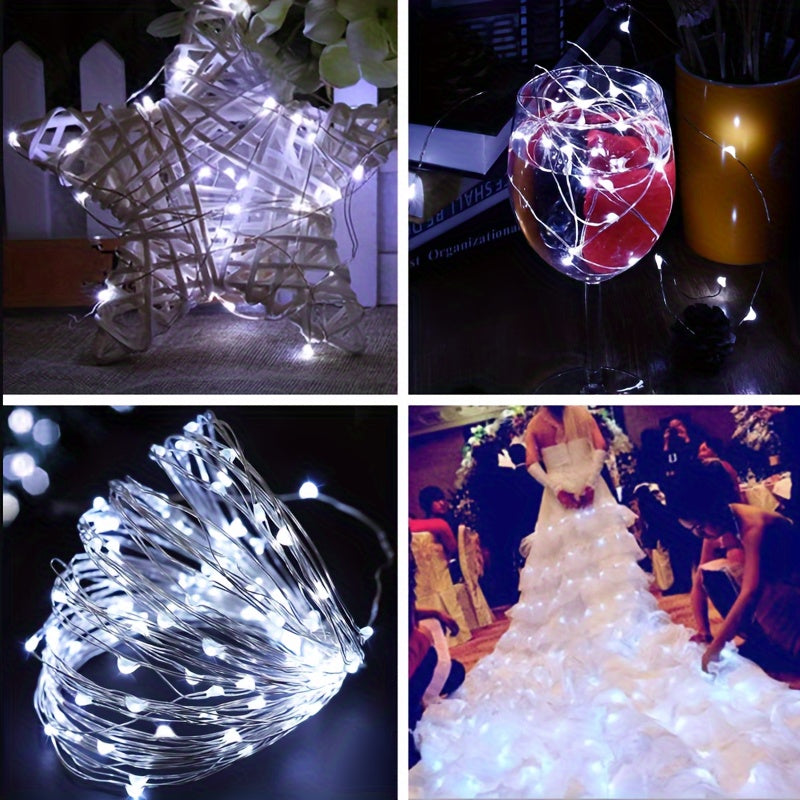 1pack LED Mini Lights - USB Powered, Fairy Lights for Wedding, Dorm, Bedroom, Party, Holiday, Tapestry, Backyard, Garden, New Year, Birthday, Valentine's Day Bouquet Decoration