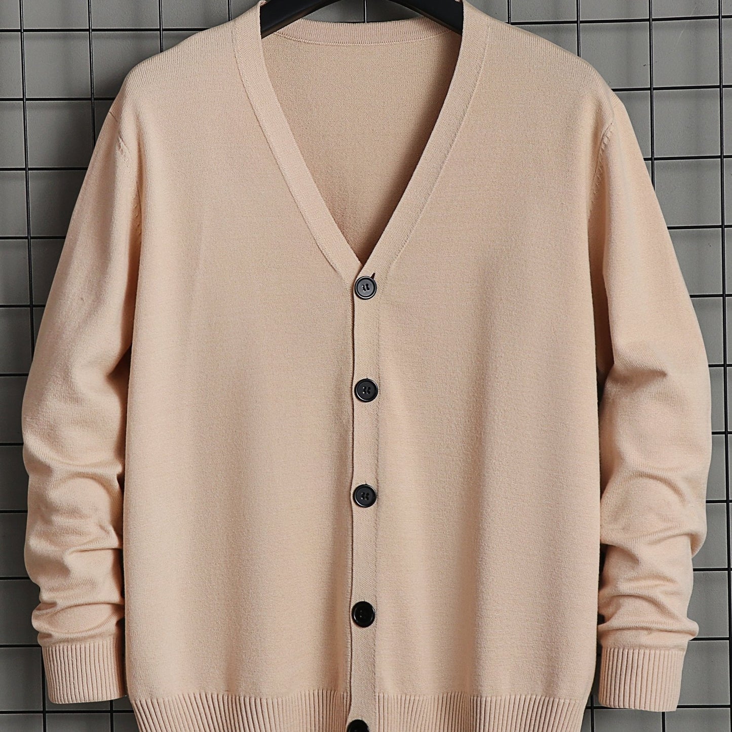 Men's Work V-neck Long Sleeves Button Cardigan Sweaters