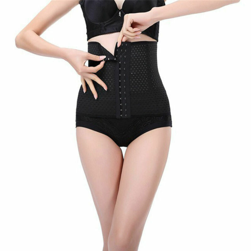 Gbolsos Women Waist Trainer Latex Cincher Girdles Shapewear Slimming Belt Body Shaper Fitness Corset Sheath Plus Size XXL