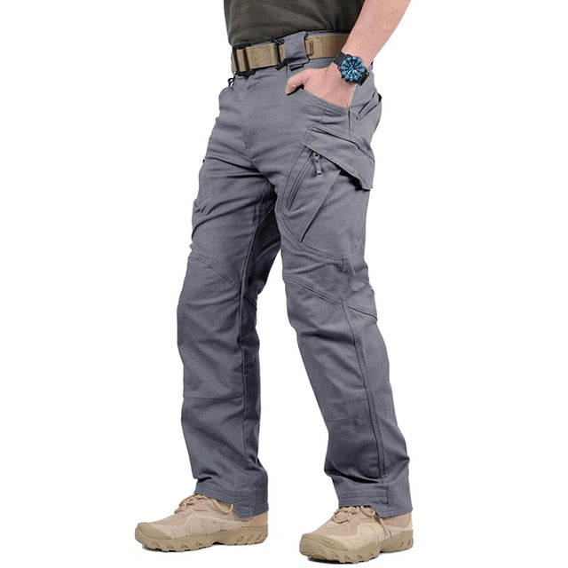 Gbolsos Tactical Pants Men Work Wear Ripstop Waterproof Military Trousers Multi-pocket Cargo Pant Jogger Army SWAT Climbing Big Size 6XL