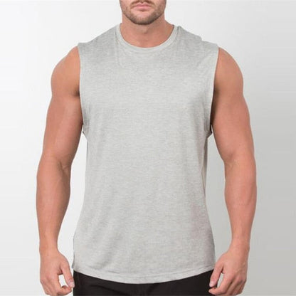 Brand New Plain Tank Top Men Bodybuilding singlet Gyms Stringer Sleeveless Shirt Blank Fitness Clothing Sportwear Muscle Vest