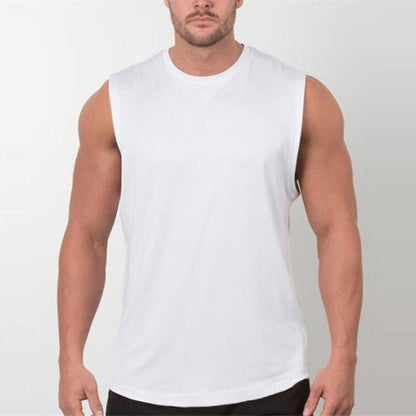 Brand New Plain Tank Top Men Bodybuilding singlet Gyms Stringer Sleeveless Shirt Blank Fitness Clothing Sportwear Muscle Vest