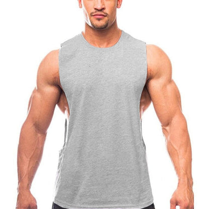 Brand New Plain Tank Top Men Bodybuilding singlet Gyms Stringer Sleeveless Shirt Blank Fitness Clothing Sportwear Muscle Vest