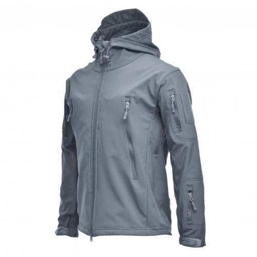 GbolsosMen Long Sleeve Camouflage Thick Zipper Windbreaker Windproof Hood Jacket Coat Men Clothing �������������� ������������ hommes veste 2021