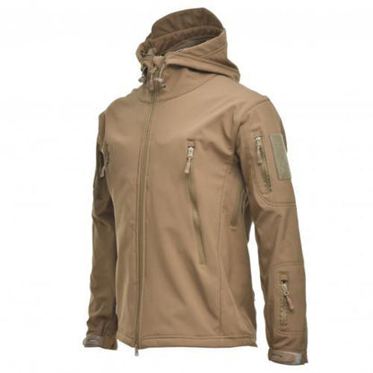 GbolsosMen Long Sleeve Camouflage Thick Zipper Windbreaker Windproof Hood Jacket Coat Men Clothing �������������� ������������ hommes veste 2021